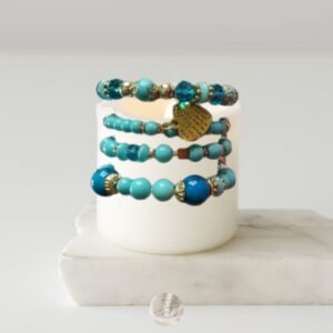 Set Bracelets avec Breloques et Cœur_ Style Bohème Empilable – Tendances 2025