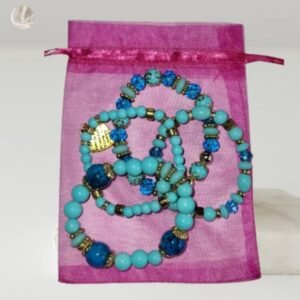 Set bracelets bohèmes avec perles