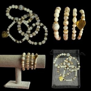 Bijoux fantaisie style doux et romantique