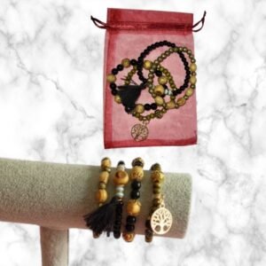 bracelet bois femme bohème