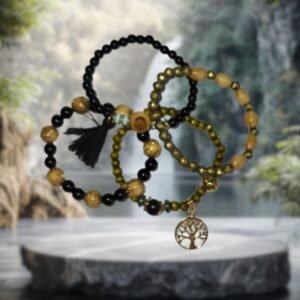 bracelet perle bois tendance