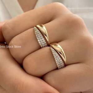 Bague acier inoxydable avec détails ajourés