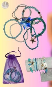 set 6 pièces bracelets