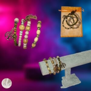 set 4 bracelets bohème