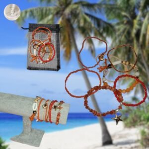 set bracelets bohème perles