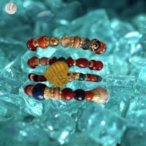 Set Bracelet Bohème avec Cœur et Strass