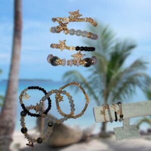 bracelet perles papillon